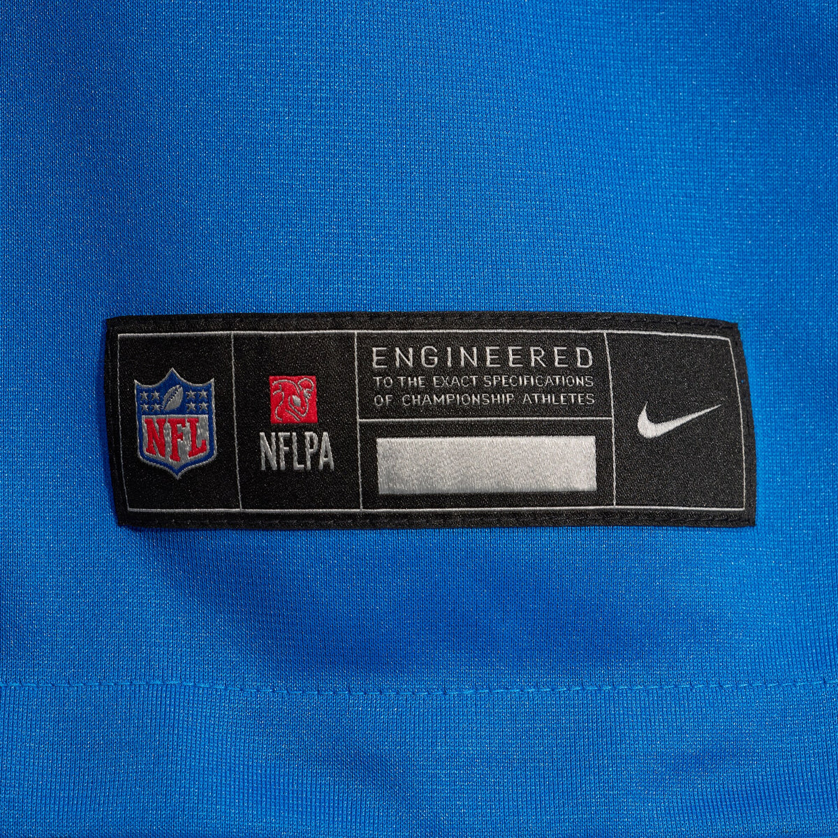 Detroit Lions Blake Miller Nike Blue 2026 NFL Draft First Round Pick No. 17 Team Game Jersey