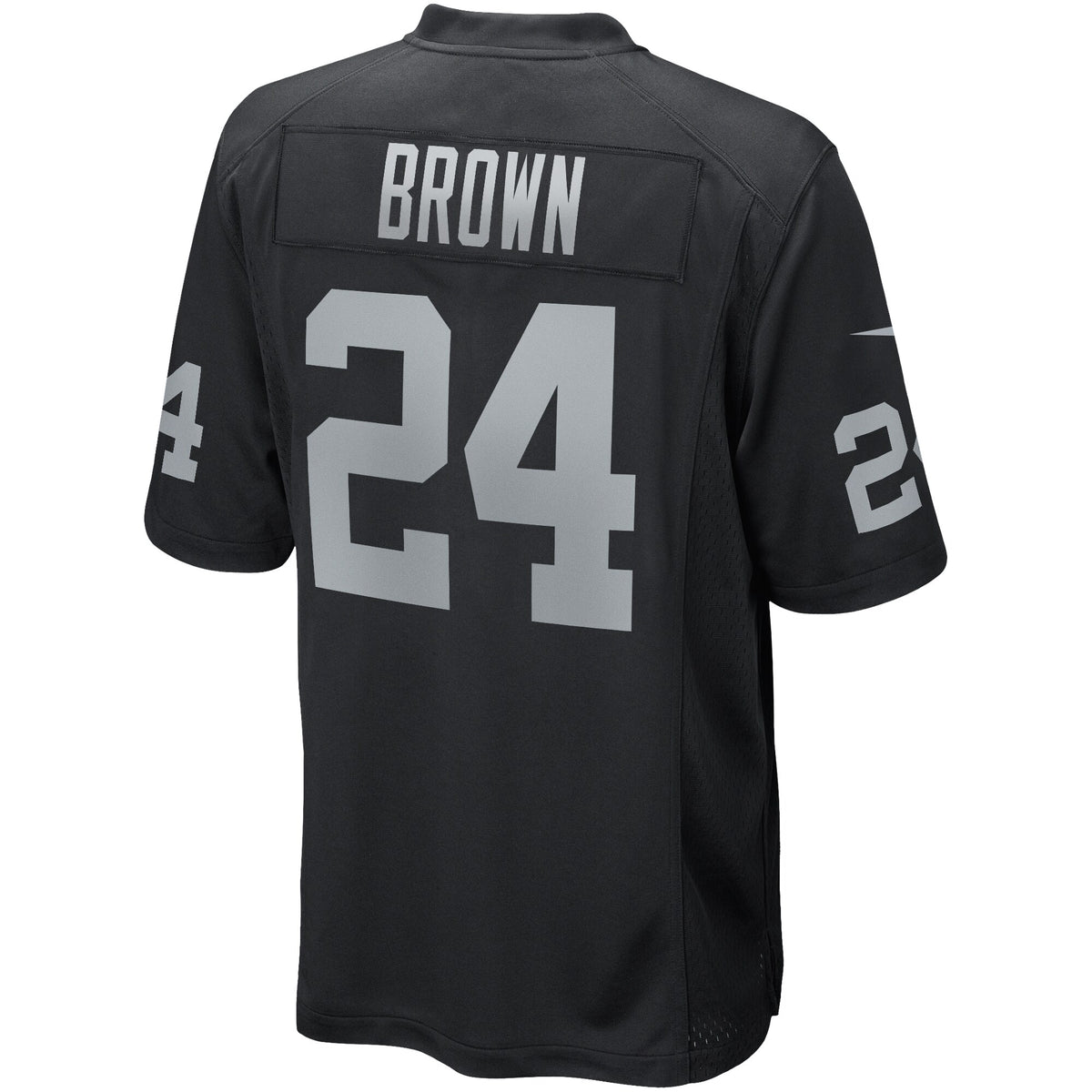 Las Vegas Raiders Willie Brown Nike Black Game Retired Player Jersey