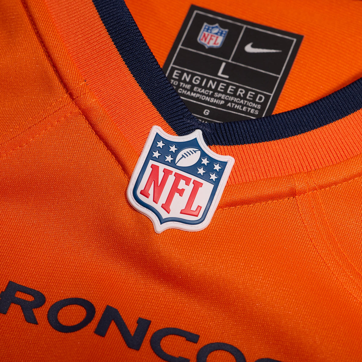 Denver Broncos Marvin Mims Jr Nike Orange Team Game Jersey