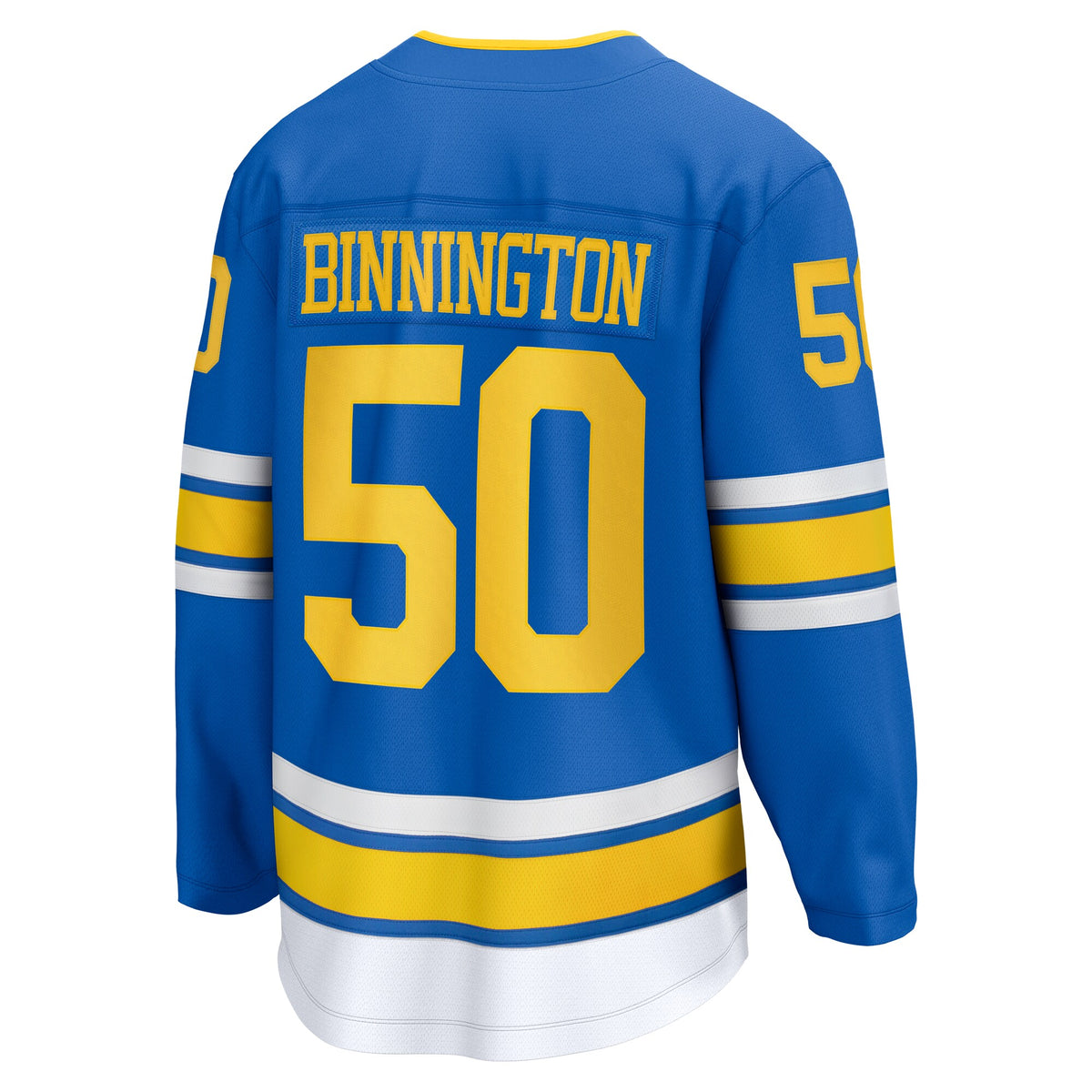 St. Louis Blues Jordan Binnington Fanatics Blue Home Breakaway Player Jersey