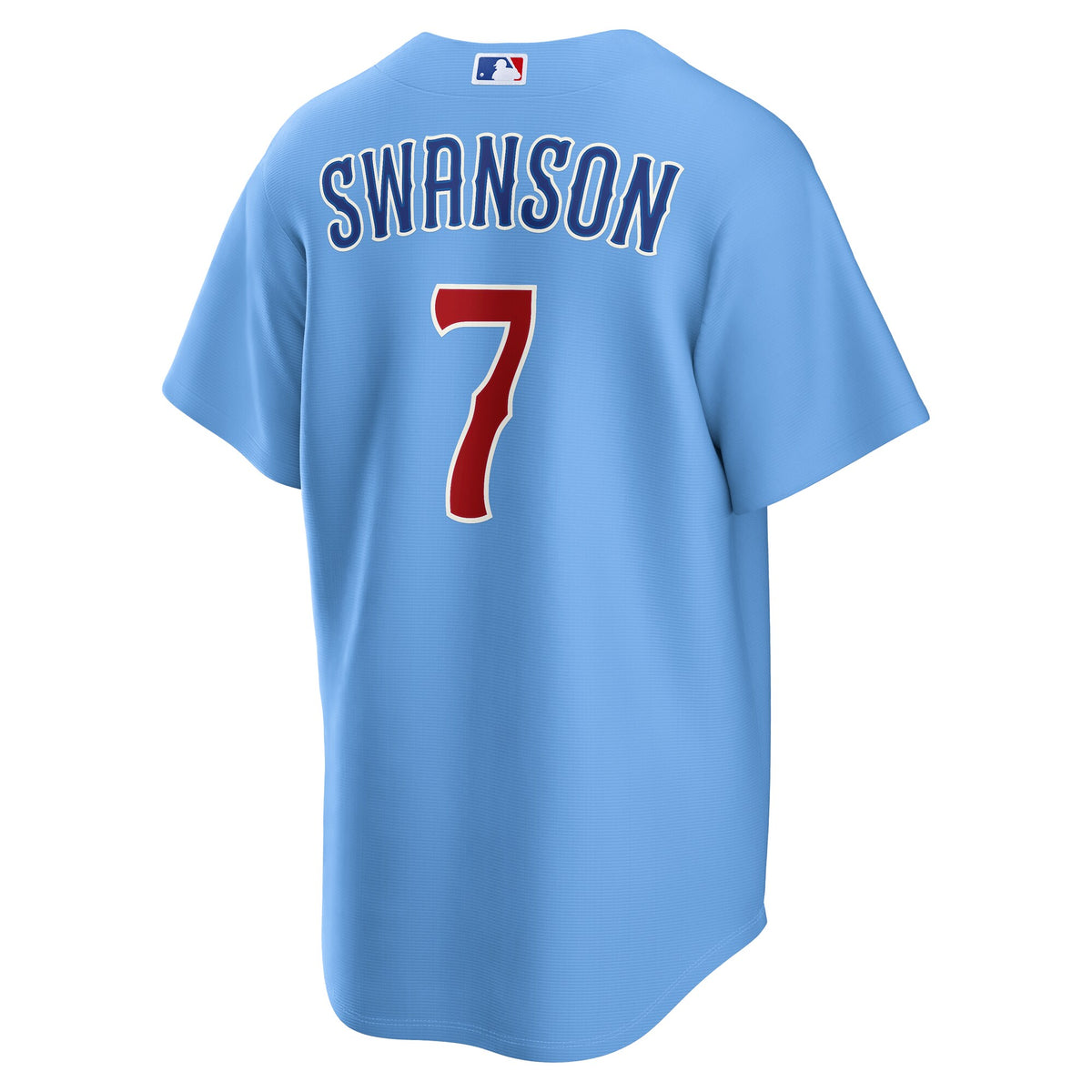 Chicago Cubs Dansby Swanson Nike Light Blue Alternate Replica Jersey