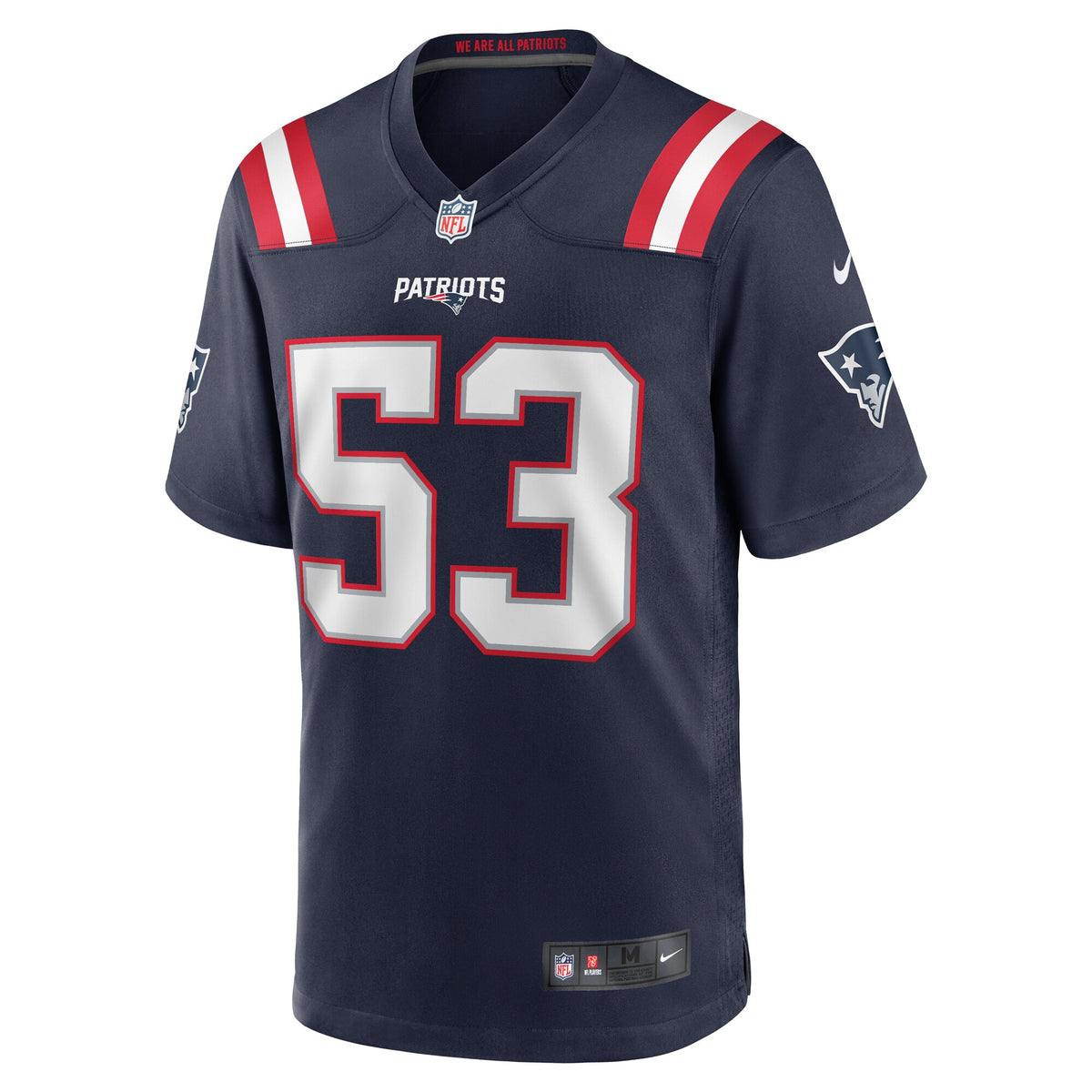 New England Patriots Christian Elliss Nike Navy Game Jersey