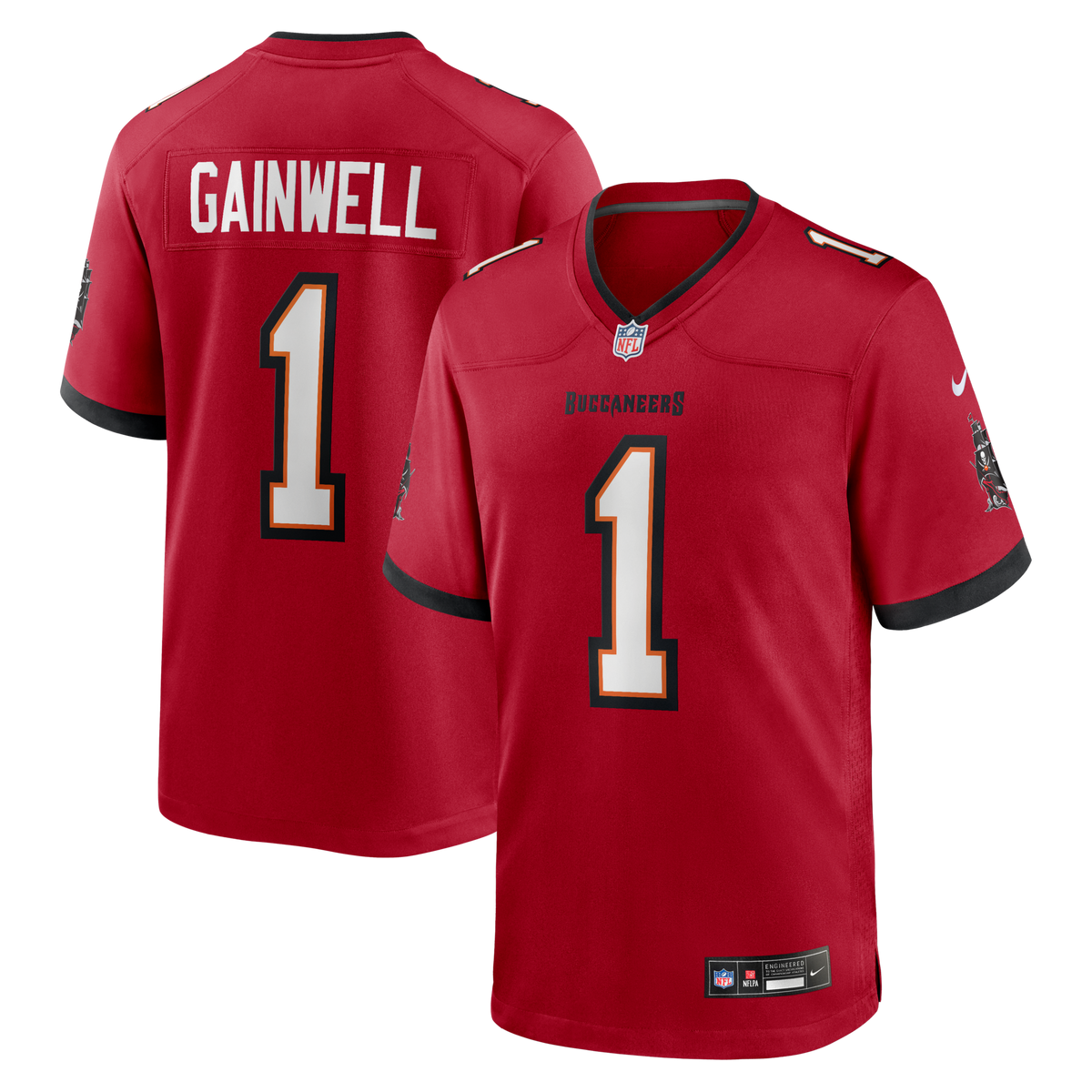 Tampa Bay Buccaneers Kenneth Gainwell Nike Red Team Game Jersey