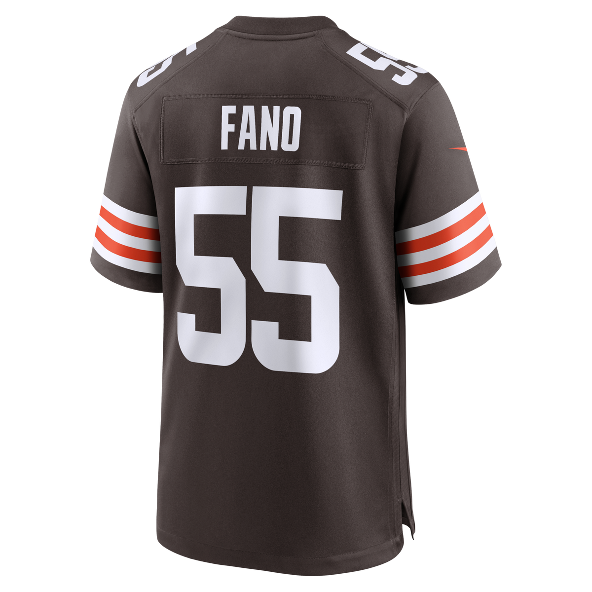 Cleveland Browns Spencer Fano Nike Brown 2026 NFL Draft First Round Pick No. 9 Team Game Jersey