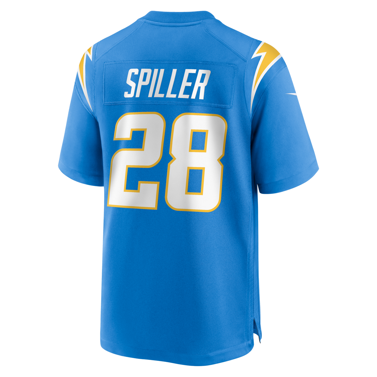 Los Angeles Chargers Isaiah Spiller Nike Powder Blue Game Jersey