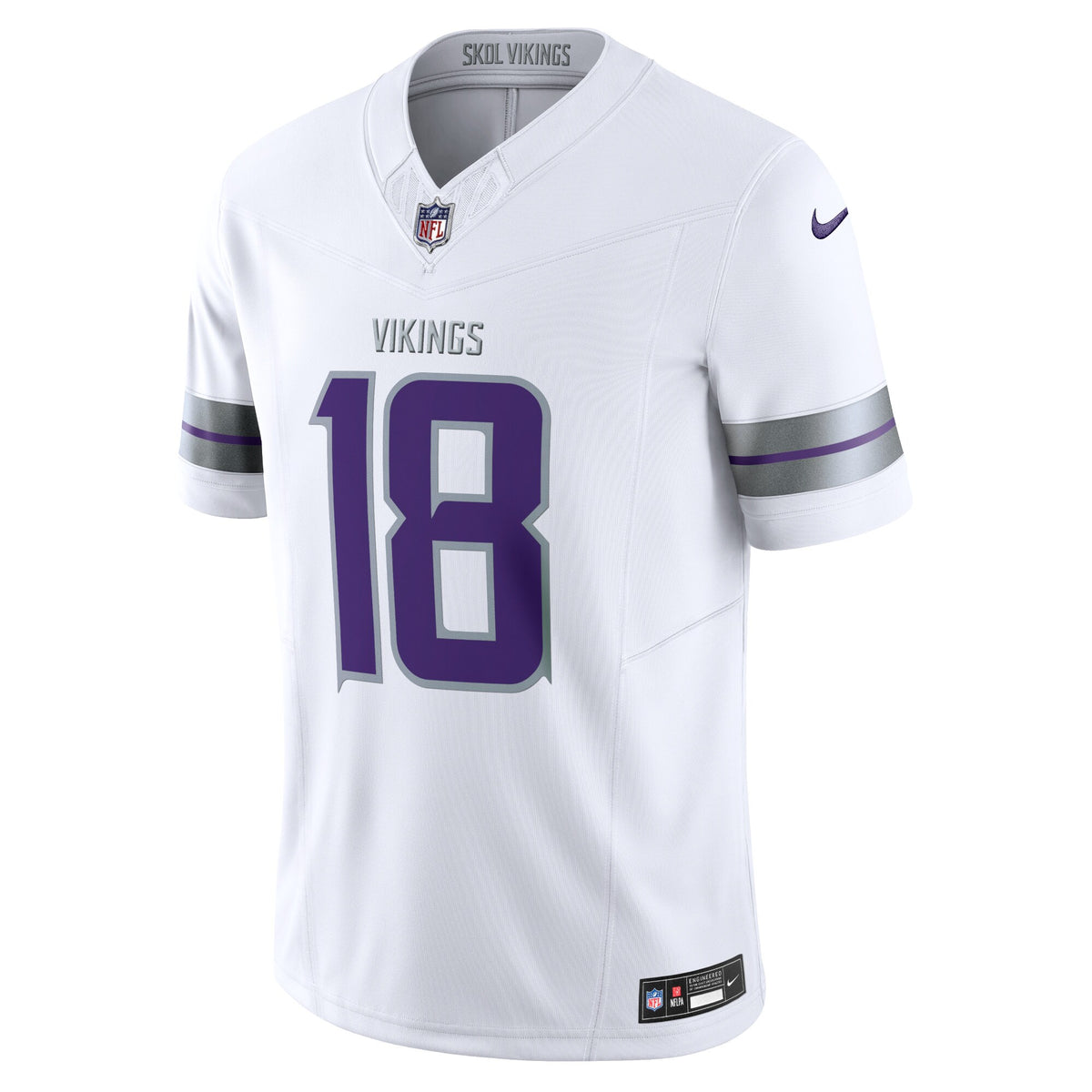 Minnesota Vikings Justin Jefferson Nike White Alternate Vapor F.U.S.E. Limited Jersey
