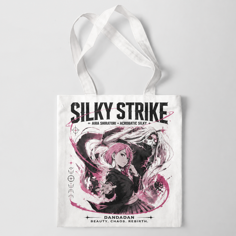 Aira Shiratori Dandadan Anime Canvas Tote Bag - Silky Strike