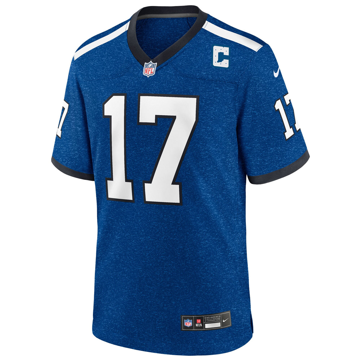 Indianapolis Colts Daniel Jones Nike Heather Royal Alternate 2 Indiana Nights Game Jersey