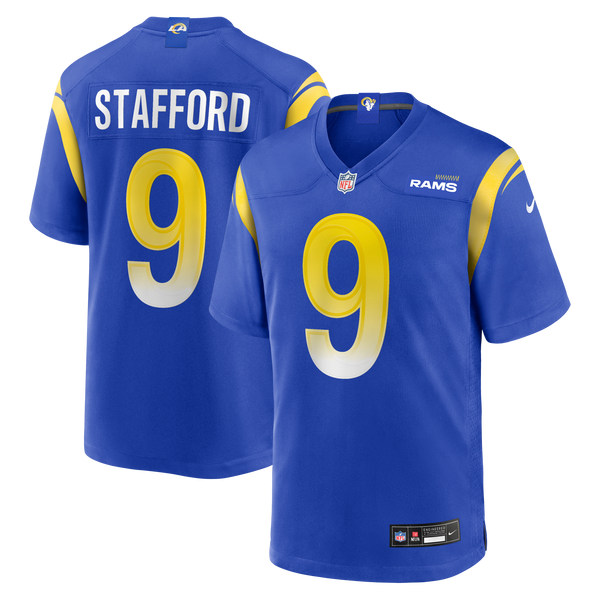 Los Angeles Rams Matthew Stafford Nike Royal Player Game Jersey