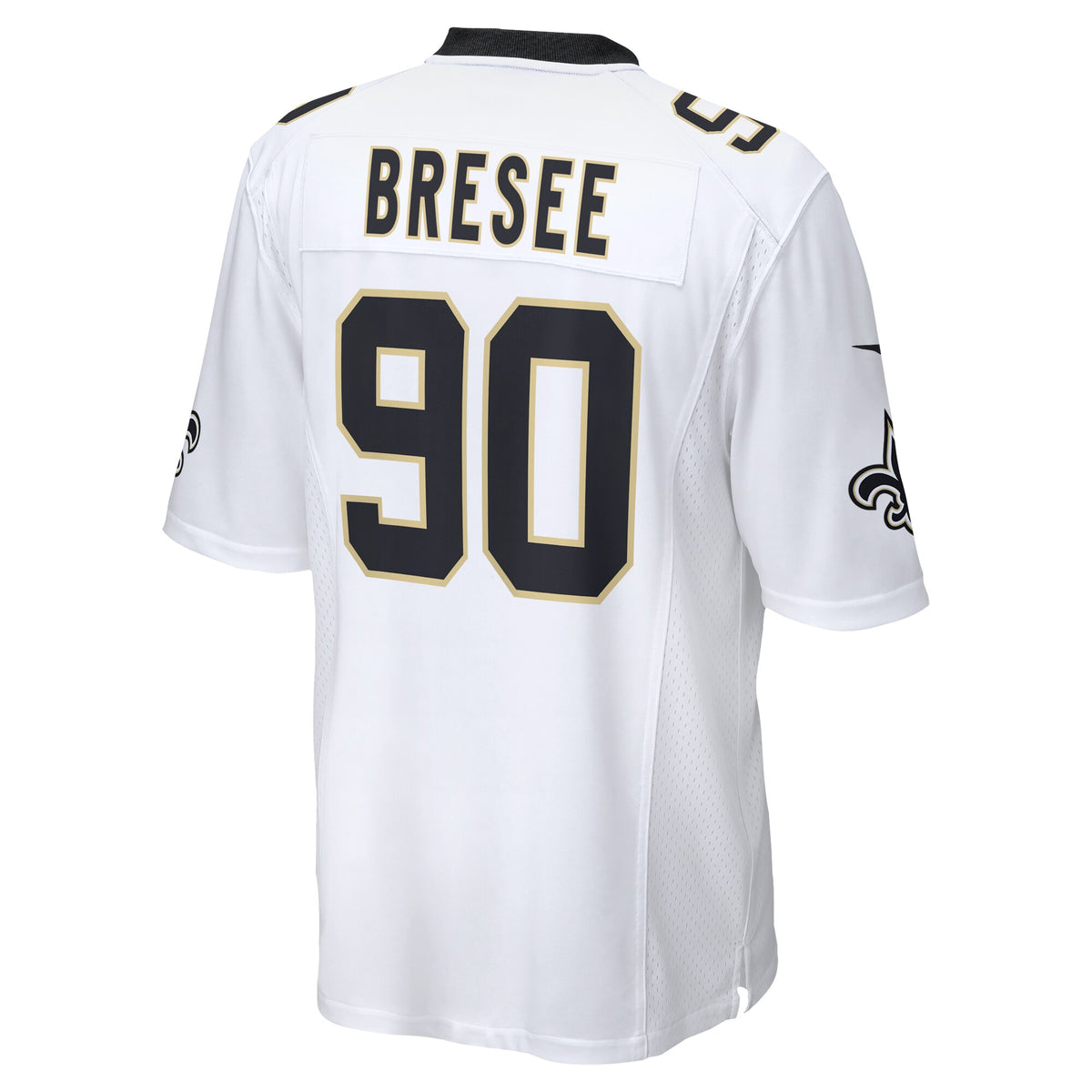 New Orleans Saints Bryan Bresee Nike White Game Jersey