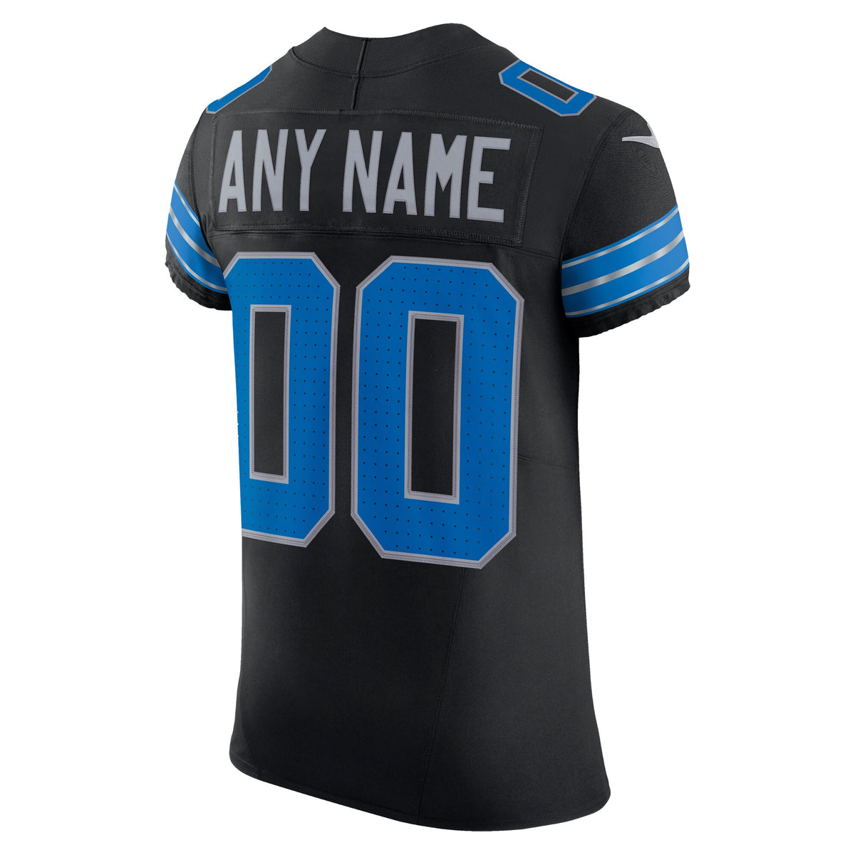 Detroit Lions Nike Black Alternate Vapor F.U.S.E. Elite Custom Jersey