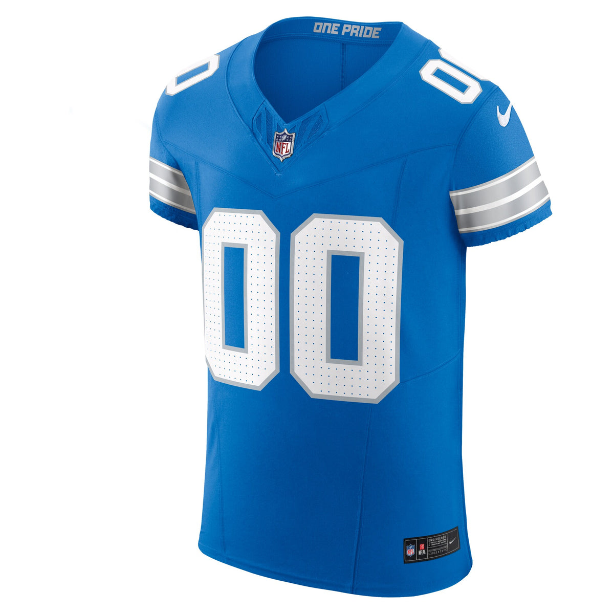 Detroit Lions Nike Blue Team Vapor F.U.S.E. Elite Custom Jersey