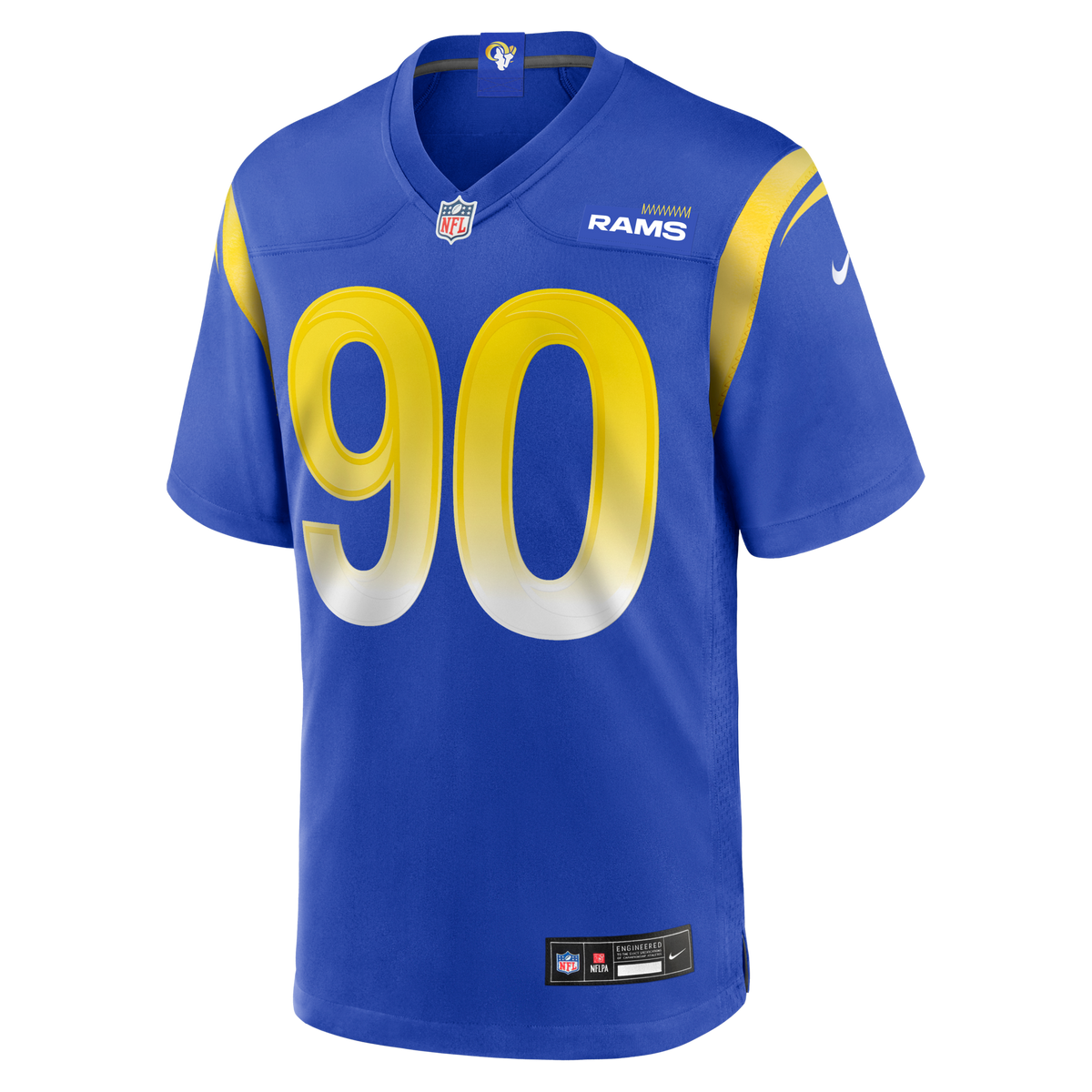 Los Angeles Rams Earnest Brown IV Nike Royal Team Game Jersey