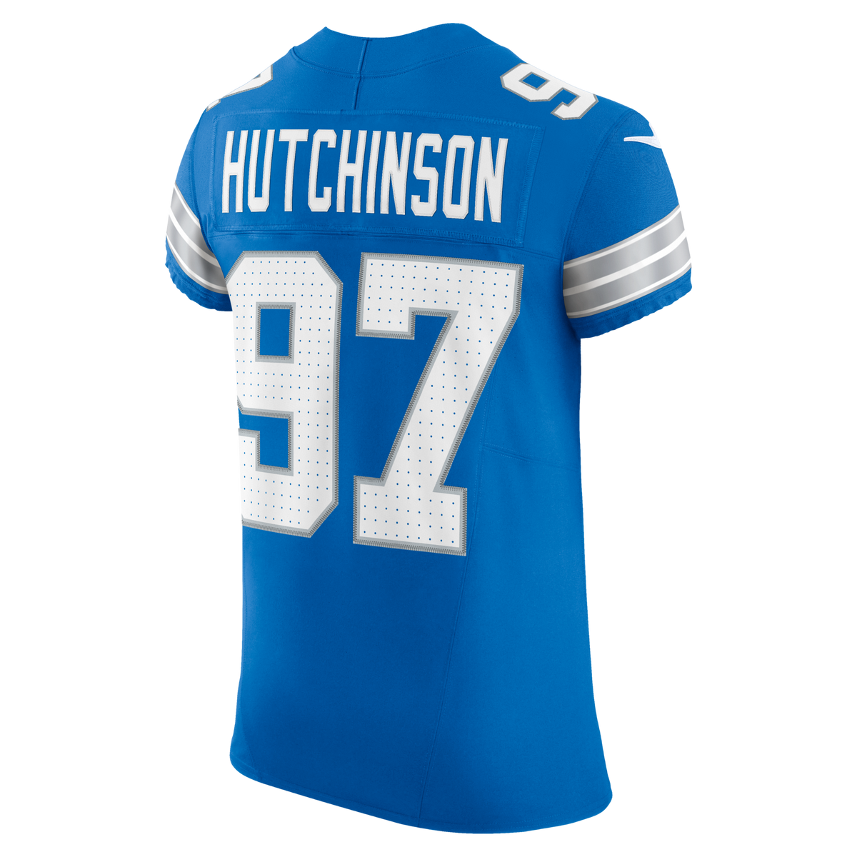 Detroit Lions Aidan Hutchinson Nike Blue Team Vapor F.U.S.E. Elite Jersey