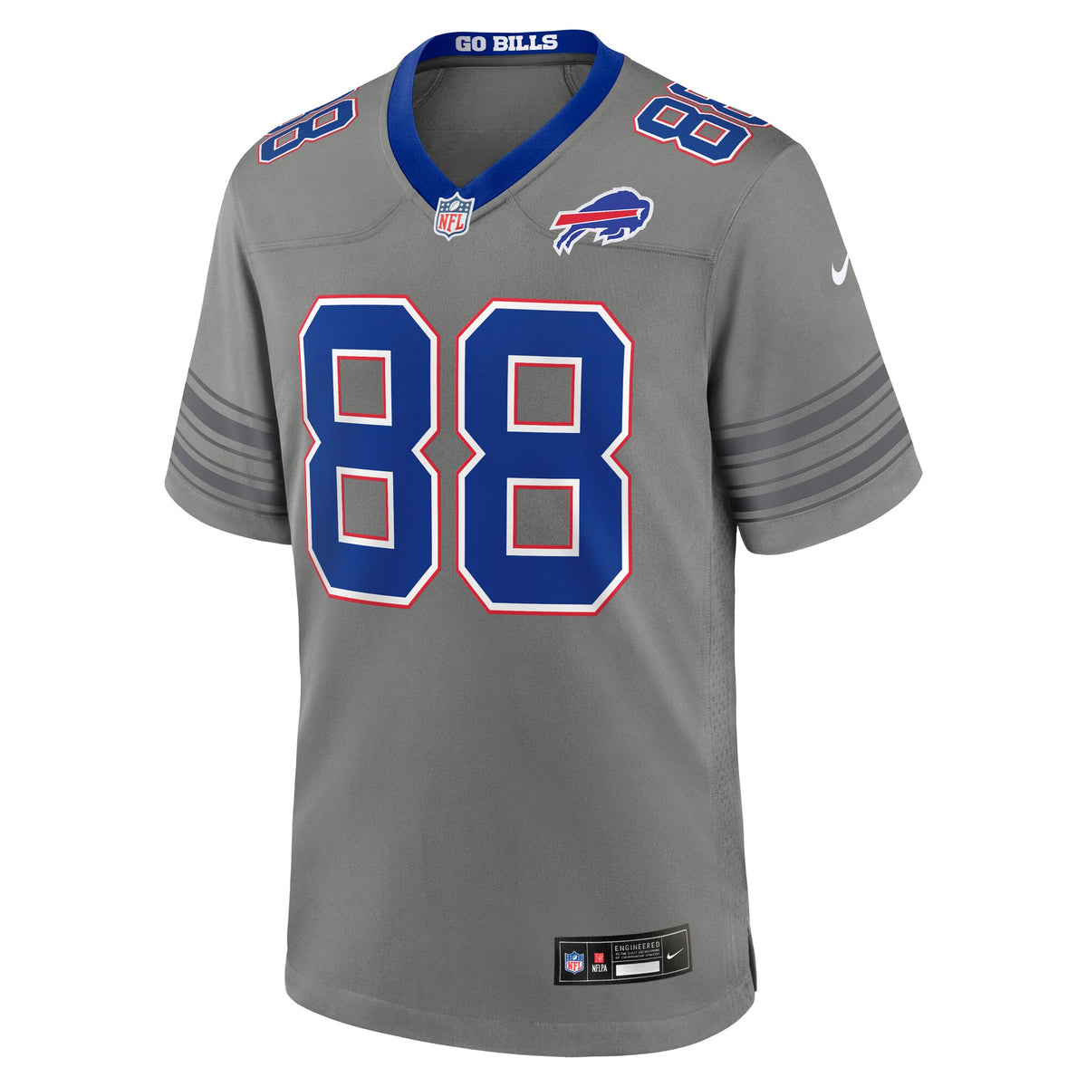 Buffalo Bills Dawson Knox Nike Gray Nickel City Game Jersey