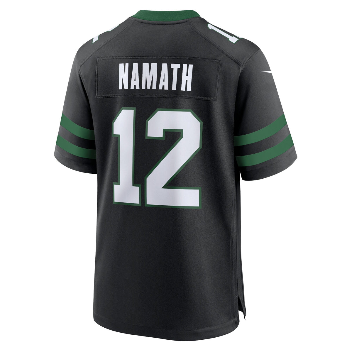New York Jets Joe Namath Nike Legacy Black Alternate Retired Player Game Jersey