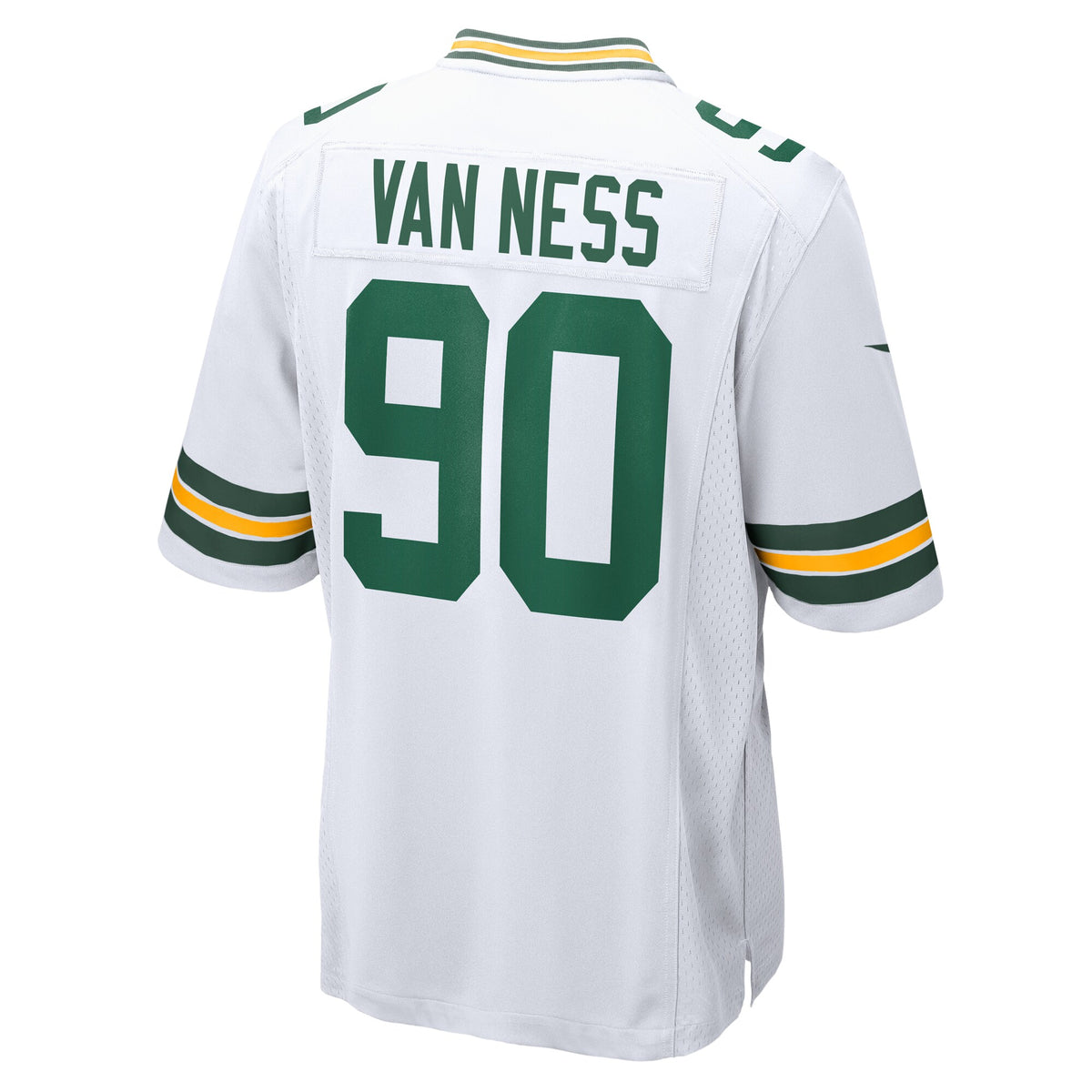 Green Bay Packers Lukas Van Ness Nike White Game Jersey