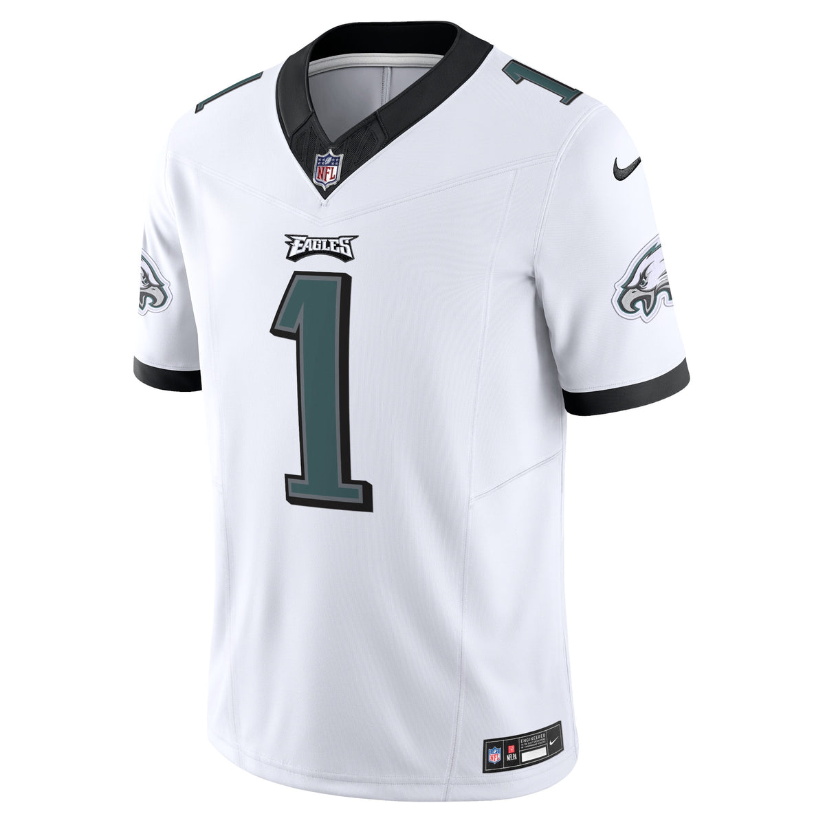 Philadelphia Eagles Jalen Hurts Nike White Vapor F.U.S.E. Limited Jersey