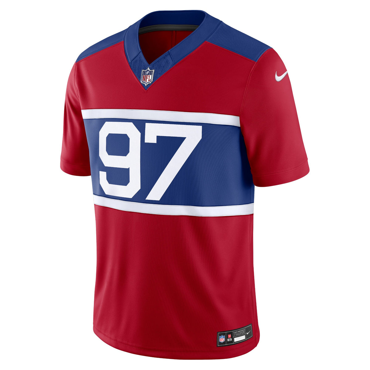 New York Giants Dexter Lawrence II Nike Century Red Alternate Vapor F.U.S.E. Limited Jersey
