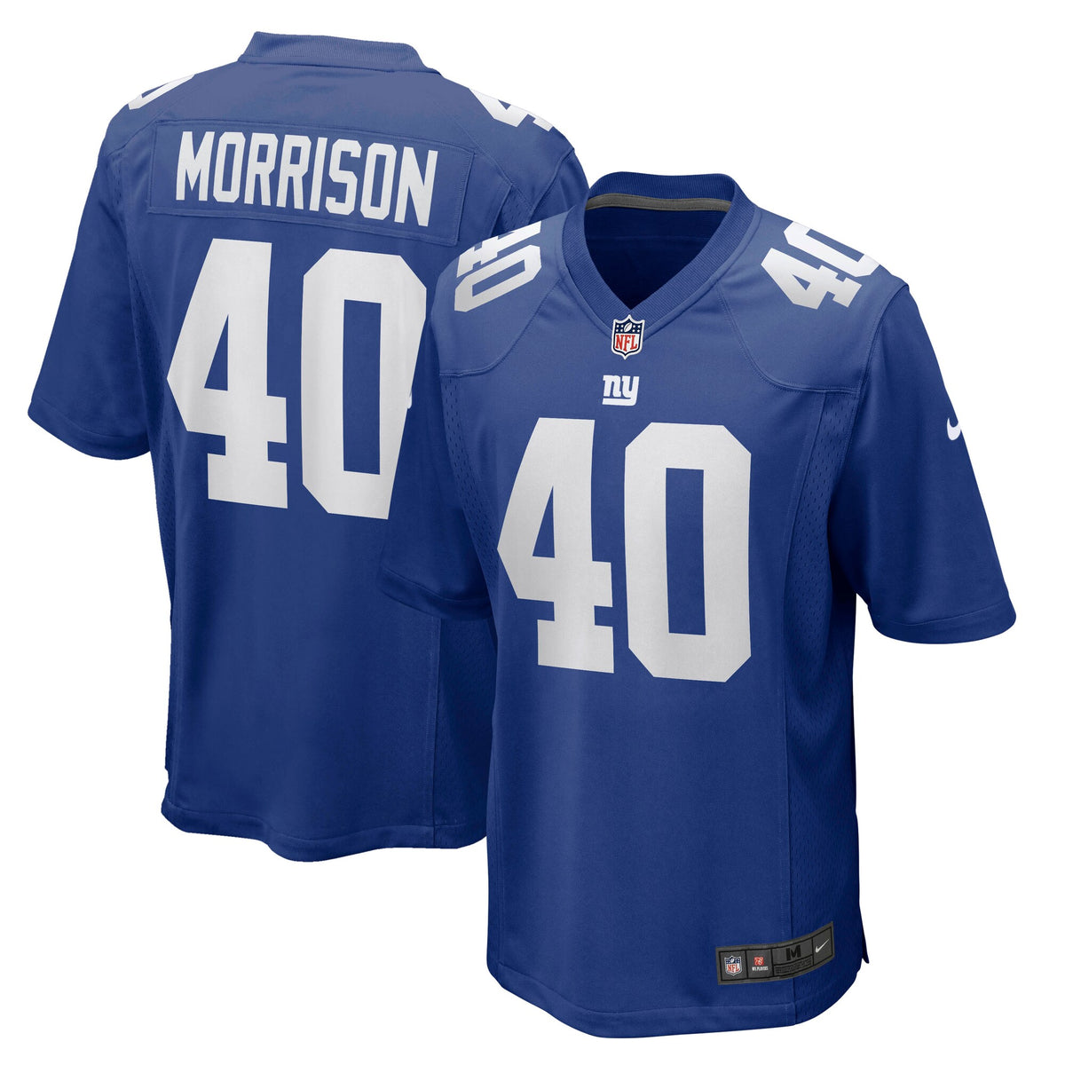 New York Giants Joe Morrison Nike Royal Retired Player Jersey