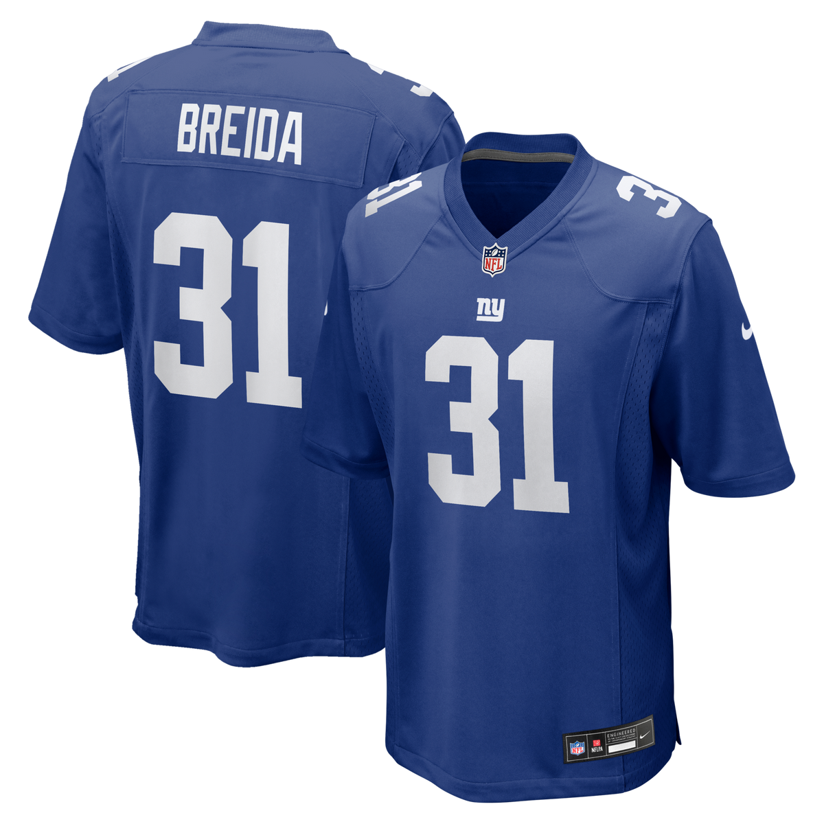 New York Giants Matt Breida Nike Royal Game Jersey