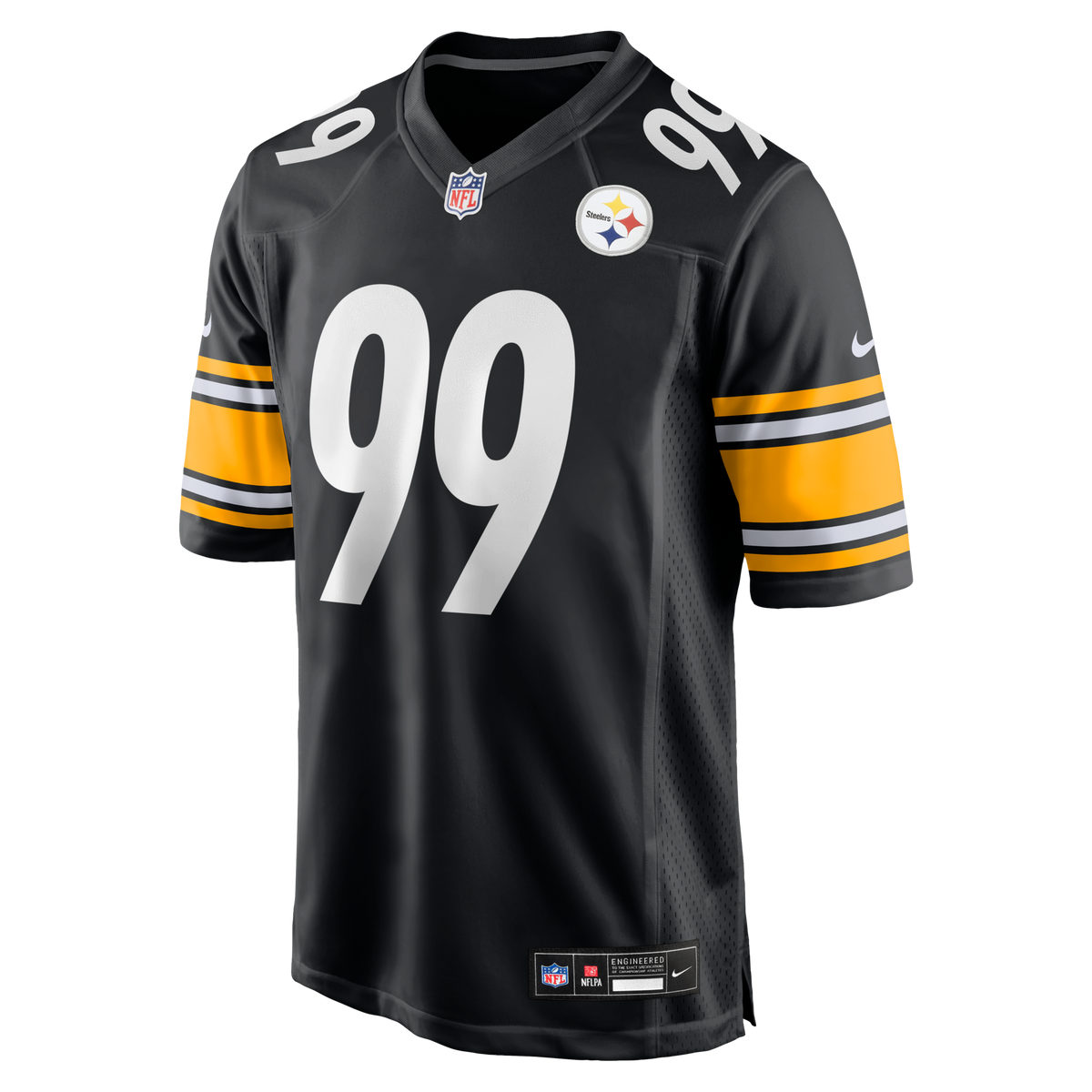 Pittsburgh Steelers Derrick Harmon Nike Black Game Player Jersey