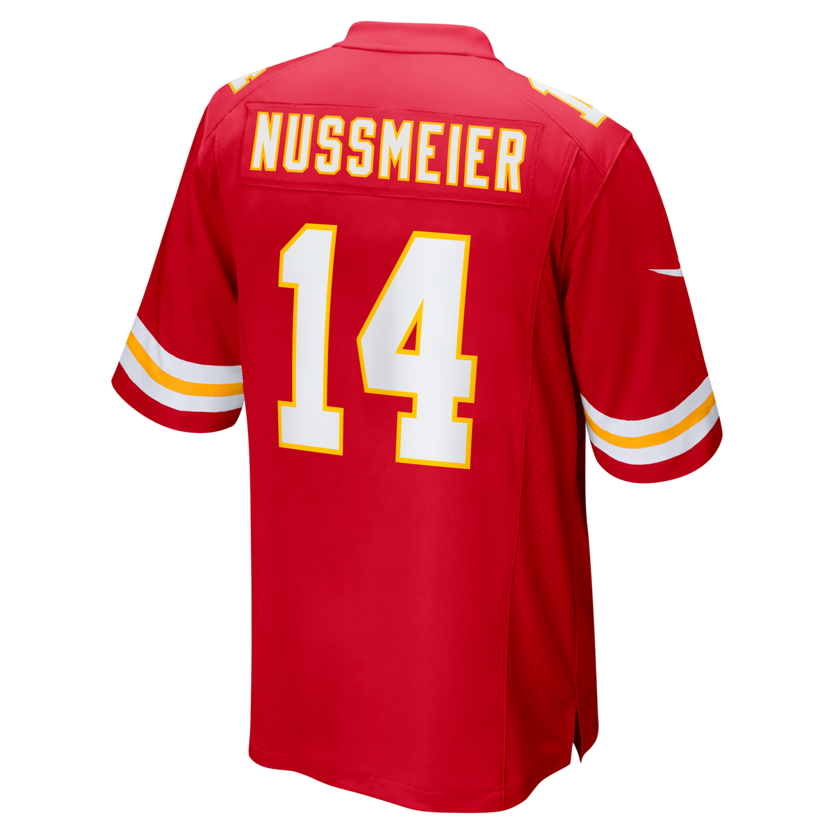 Kansas City Chiefs Garrett Nussmeier Nike Red Game Jersey