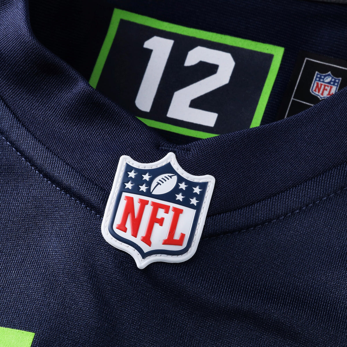 Seattle Seahawks Rashid Shaheed Nike College Navy Team Game Jersey