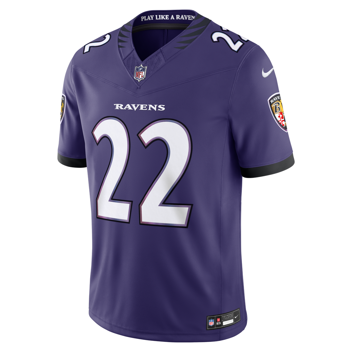 Baltimore Ravens Derrick Henry Nike Purple Team Vapor F.U.S.E. Stitched Limited Jersey