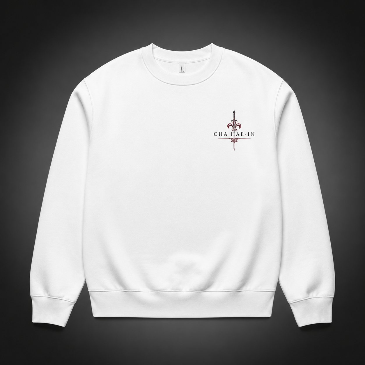 White sweatshirt with Cha Hae-In Solo Leveling Cha Hae-In S-Rank Hunter graphic – photo 2