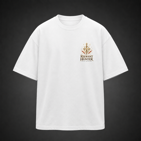 White t-shirt with Cha Hae-In Solo Leveling Radiant Hunter graphic – photo 2