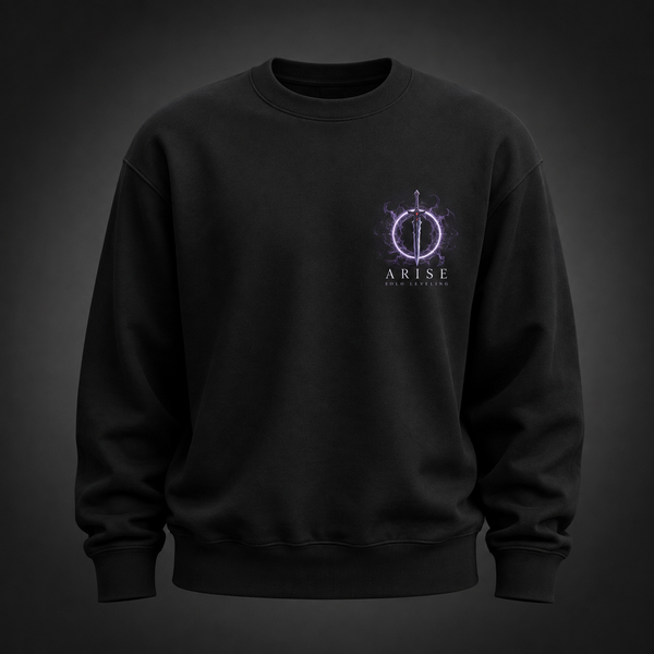 Black sweatshirt with Cha Hae-In Solo Leveling S-Rank Ascension graphic – photo 2