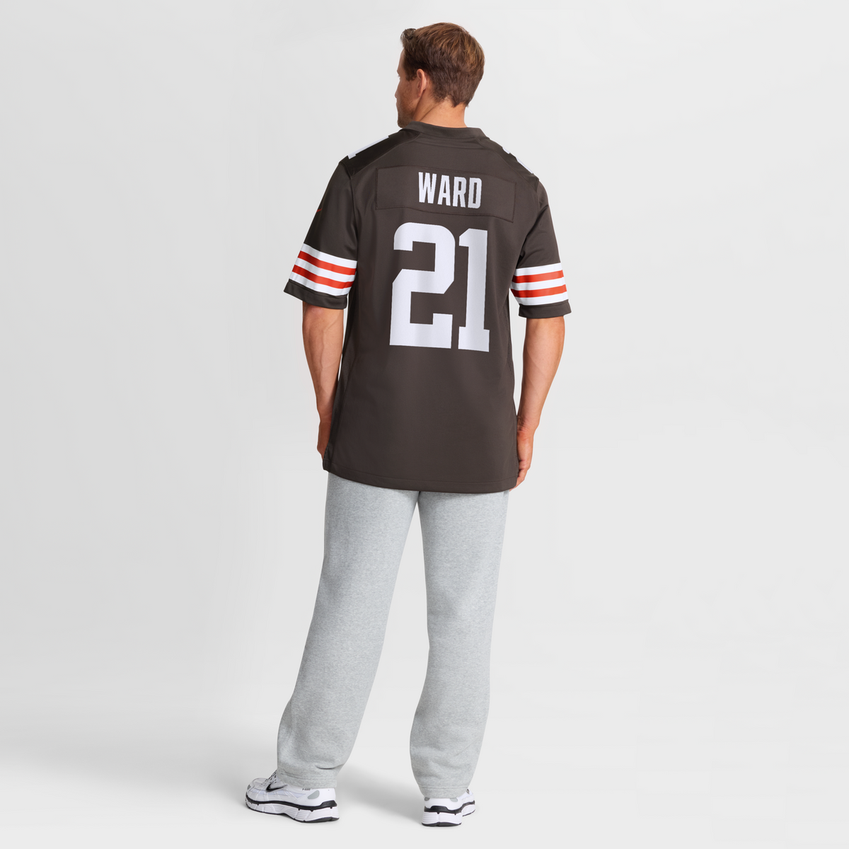 Cleveland Browns Denzel Ward Nike Brown Player Game Jersey