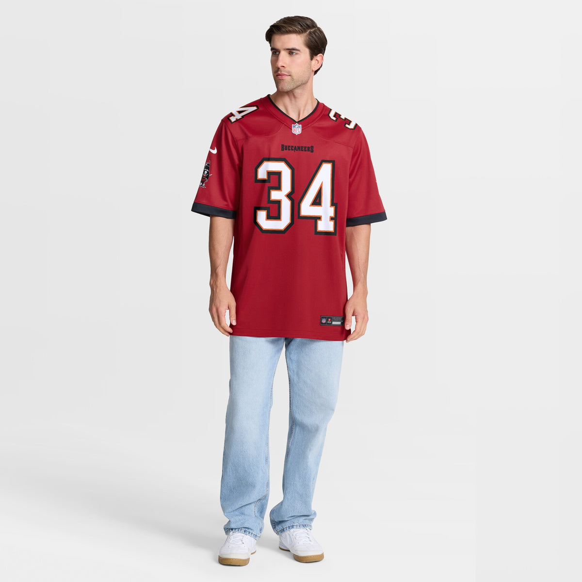 Tampa Bay Buccaneers Alex Anzalone Nike Red Team Game Jersey
