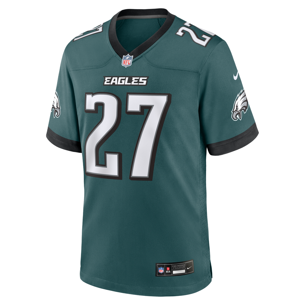 Philadelphia Eagles Quinyon Mitchell Nike Midnight Green Team Game Jersey
