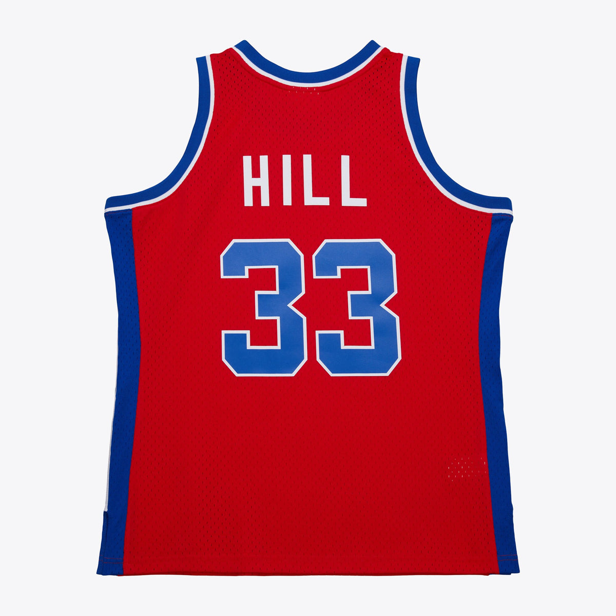 Detroit Pistons Mitchell & Ness Grant Hill 1994 Dark Authentic Jersey - Red