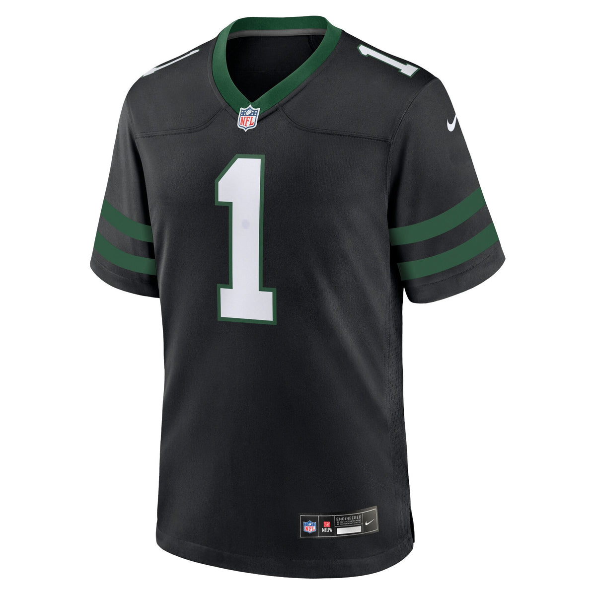 New York Jets Ahmad Sauce Gardner Nike Legacy Black Alternate Game Jersey