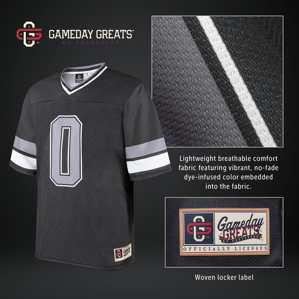 GameDay Greats #1 Maroon Boston College Eagles Lightweight Collegiate Football Fashion Jersey