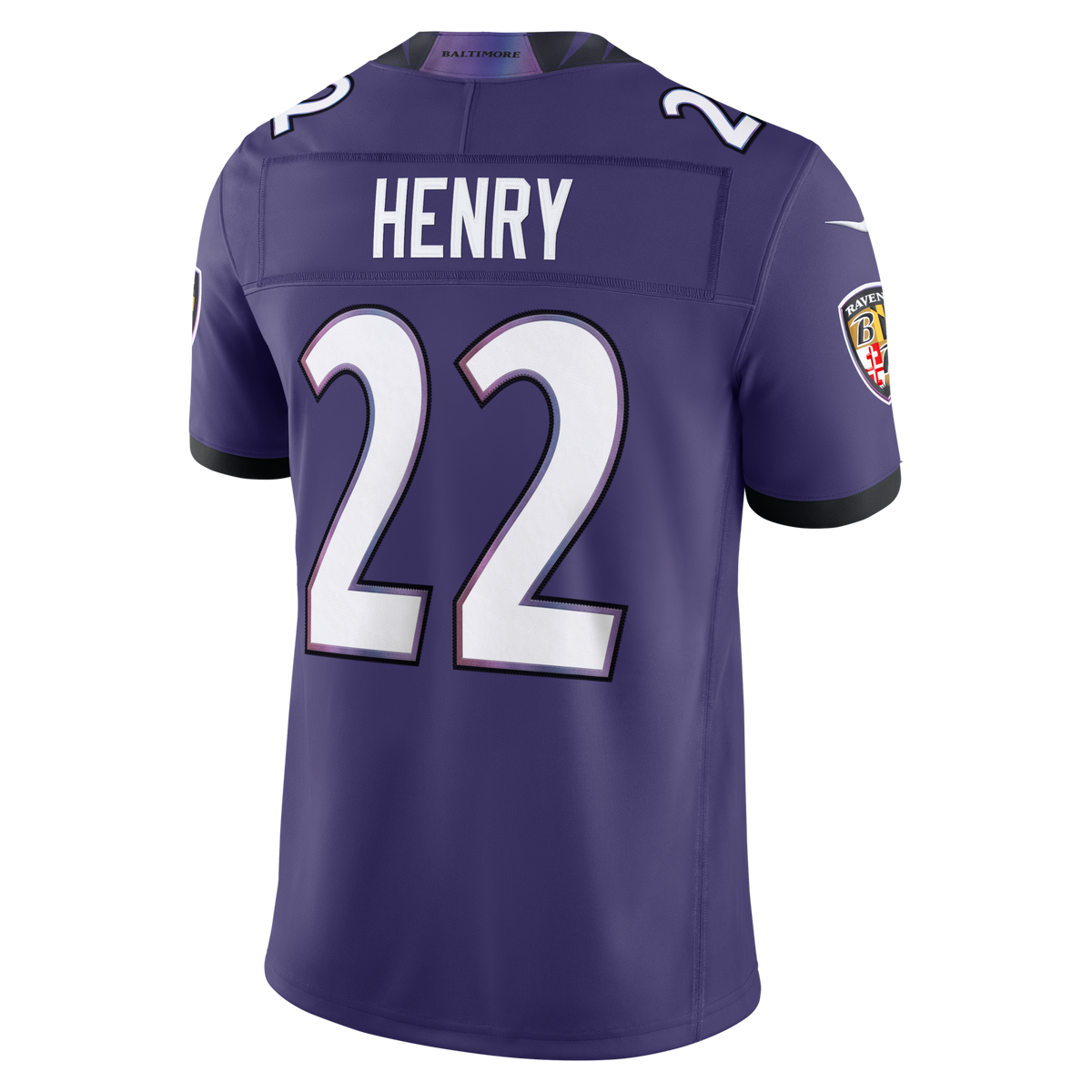 Baltimore Ravens Derrick Henry Nike Purple Team Vapor F.U.S.E. Stitched Limited Jersey
