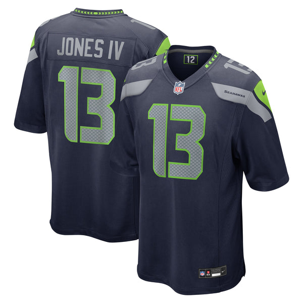 Seattle Seahawks Ernest Jones IV Nike College Navy Game Jersey