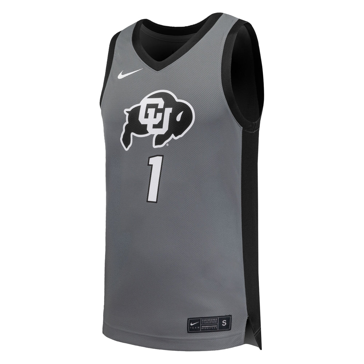 Nike #1 Gray Colorado Buffaloes Replica Basketball Jersey
