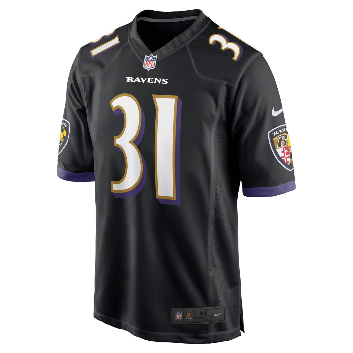 Baltimore Ravens Jamal Lewis Nike Black Retired Player Alternate Game Jersey
