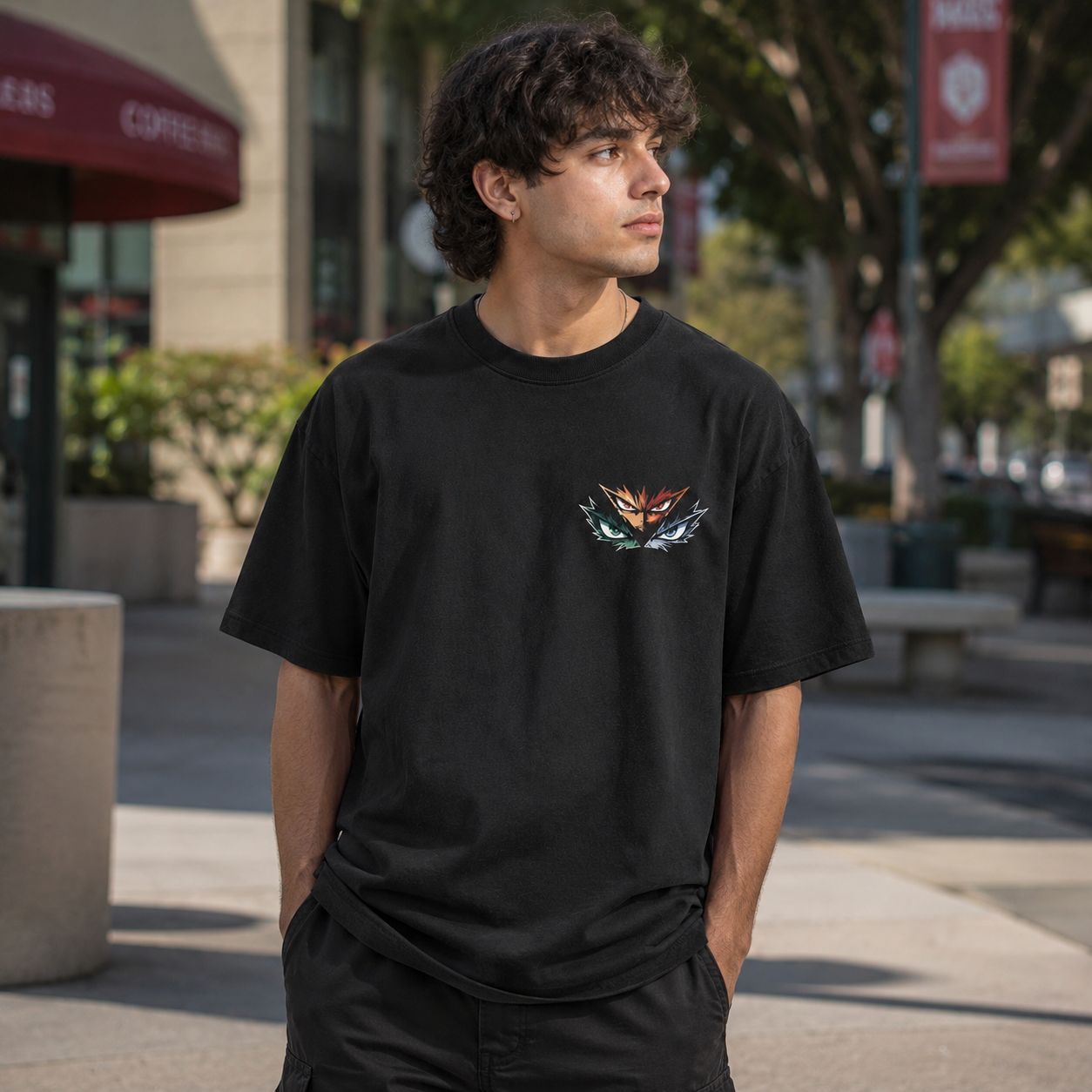 Black t-shirt with Deku & Bakugo My Hero Academia Plus Ultra Rivals graphic – photo 4
