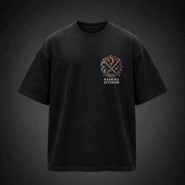 Black t-shirt with Demon Slayer Breath Of Judgment graphic – photo 2