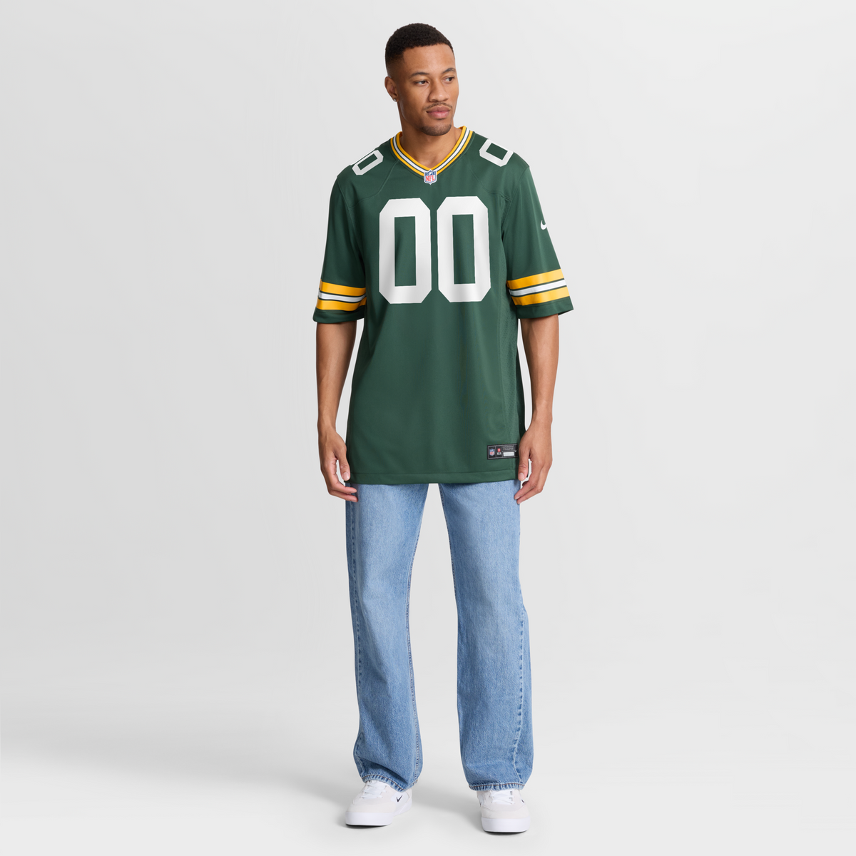 Green Bay Packers Nike Green Custom Game Jersey