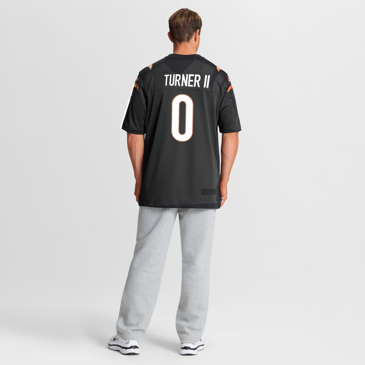 Cincinnati Bengals DJ Turner II Nike Black Team Game Jersey