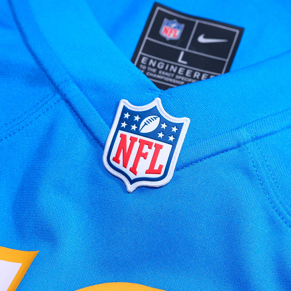 Los Angeles Chargers Isaiah Spiller Nike Powder Blue Game Jersey