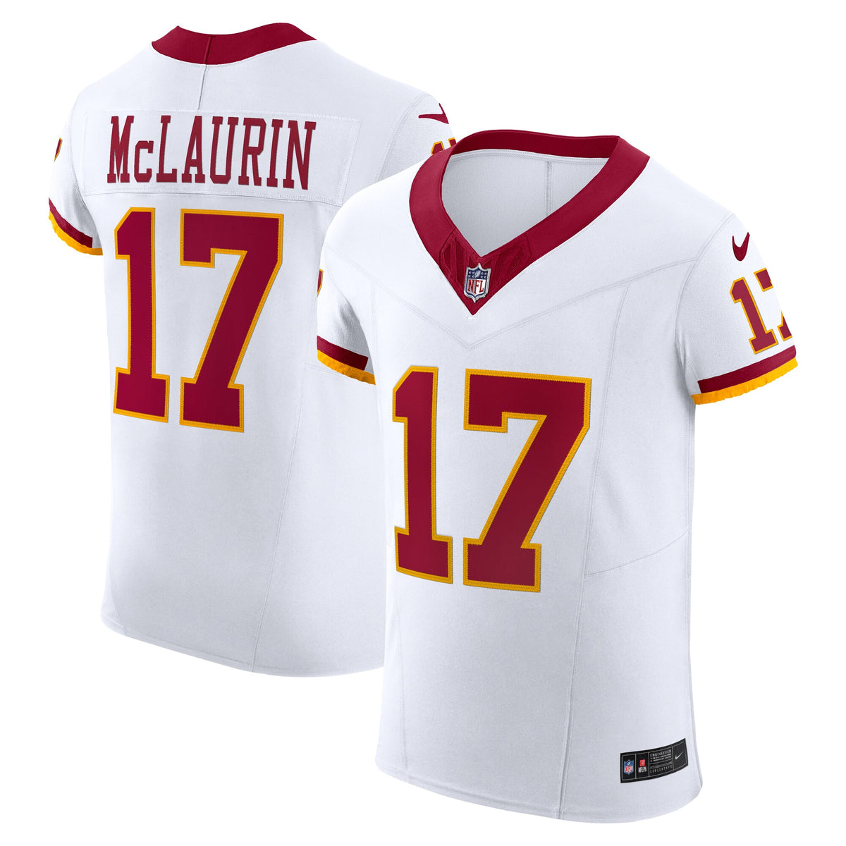 Washington Commanders Terry McLaurin Nike White Alternate 2 Super Bowl Era Vapor F.U.S.E. Elite Jersey