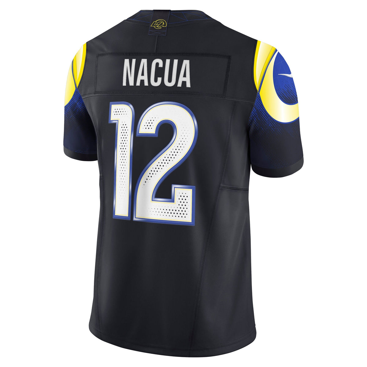 Los Angeles Rams Puka Nacua Nike Midnight Blue 2025 Rivalries Collection Stitched Limited Jersey