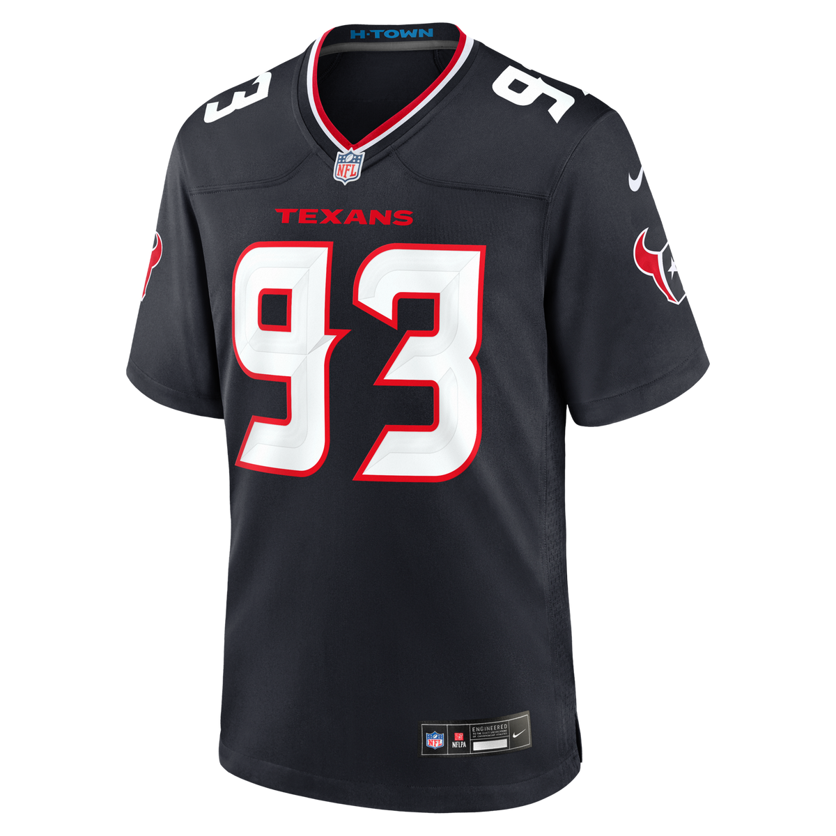 Houston Texans Kayden McDonald Nike Navy Team Game Jersey